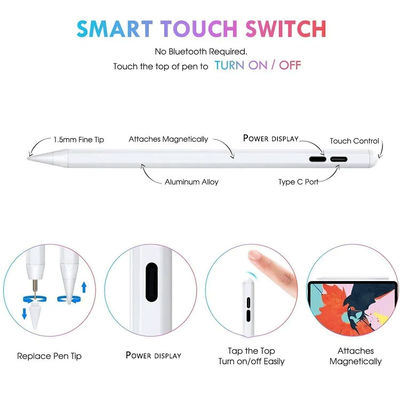 De universele Actieve Capacitieve Naald Pen For Touch Screen van de Palmverwerping