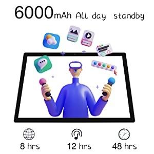 2023 van het het Tablet PCnotitieboekje van 10,1 Duimultrabook het Capacitieve Scherm 512GB