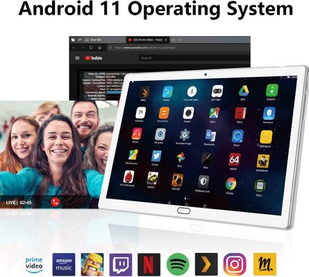 10 van de Kernchromebook van duimocta het Tablet PCvensters 2 in 1 met 4+64/128GB