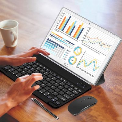 10 van de Kernchromebook van duimocta het Tablet PCvensters 2 in 1 met 4+64/128GB