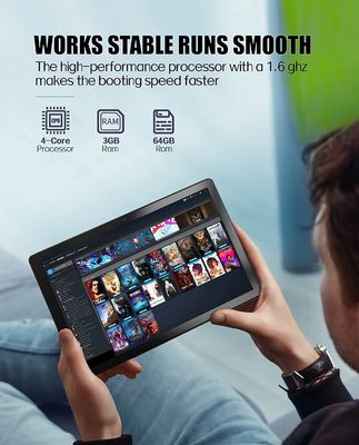 Android 12 64GB-Laptop van ROM 256GB Gokken Ultrabook met de Batterij van GPU 6000mAh