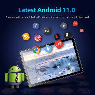 32GB Slim het Stootkussennotitieboekje Android 11 van ROM Quad Core Ultrabook Touchscreen 10,1 Duim