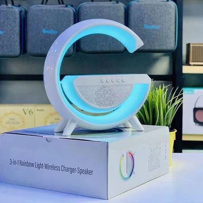 10W Spreker van de Laders Draadloze Bluetooth van Smartphone de Draadloze Snelle met RGB Lichte Lamp