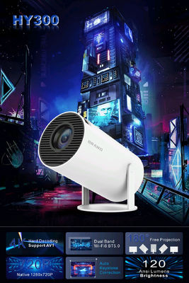 Projectiegrootte 20-200 inch 4K HD-projector met audio-lichtbron LED