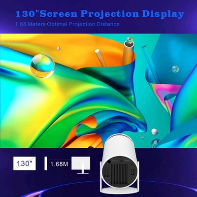 Projectiegrootte 20-200 inch 4K HD-projector met audio-lichtbron LED