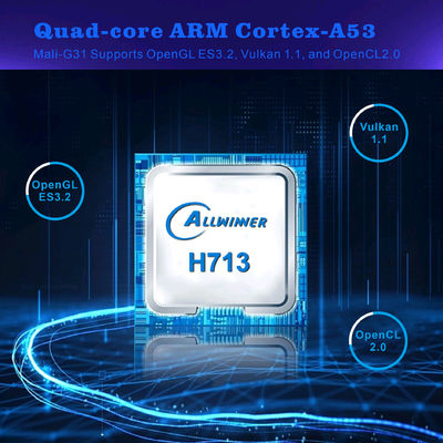 2.69 inch LCD TFT Display 4K HD Projector met Quad-core ARM Cortex-A53 CPU en 1G RAM